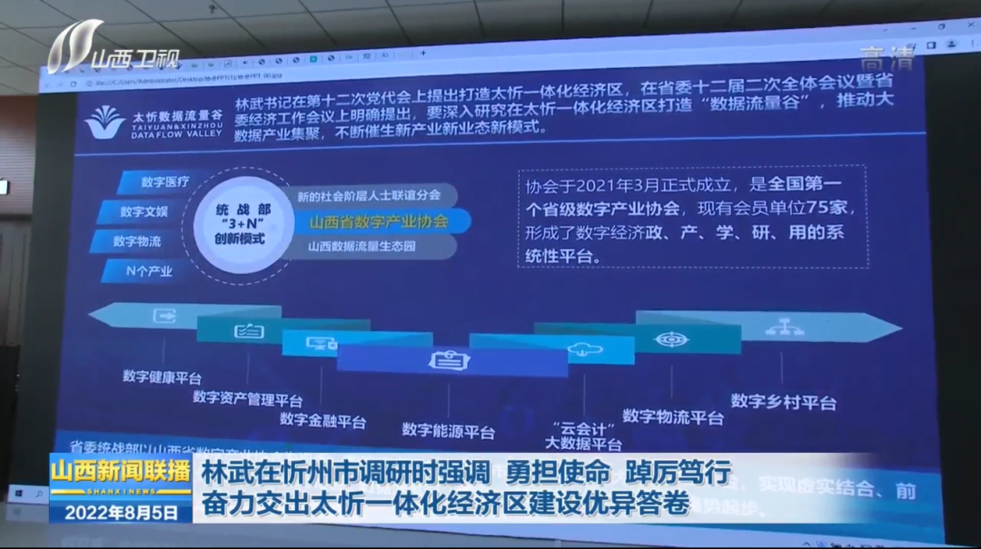 省委書記林武赴太忻數據流量谷調研并強調,發展數字經濟是必答題、搶答題(圖1) 省委書記林武赴太忻數據流量谷調研并強調,發展數字經濟是必答題、搶答題(圖1)